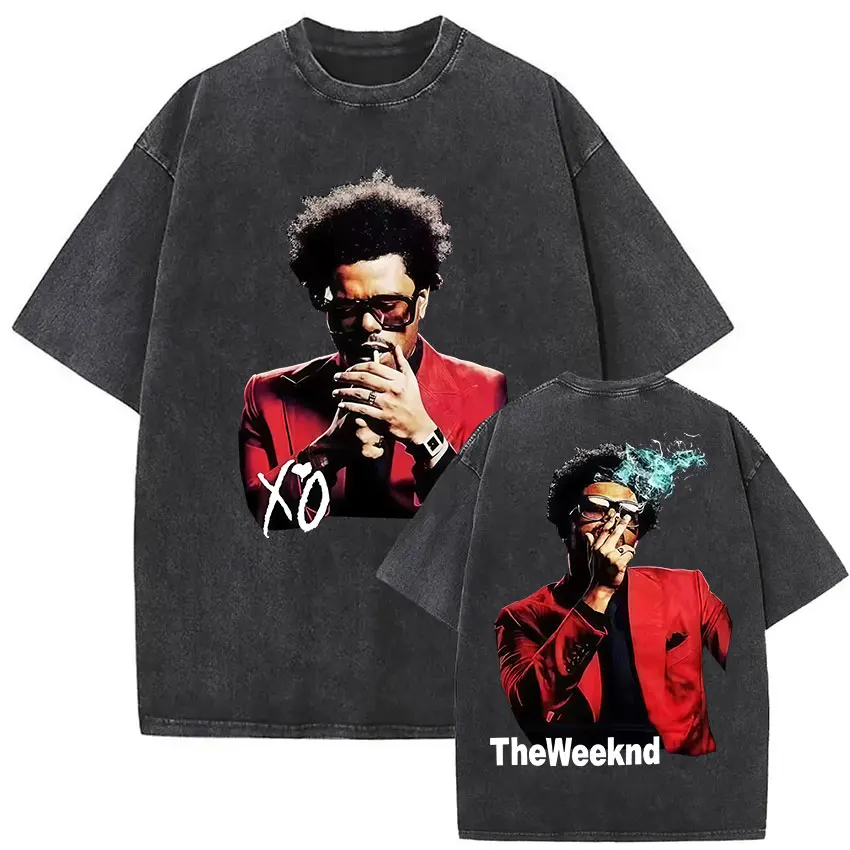 New The Weeknd XO Mineral Wash T-Shirt