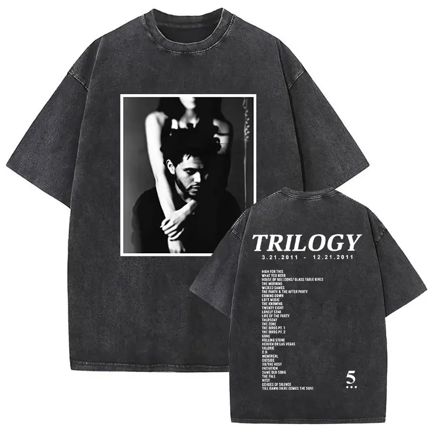 The Weeknd Trilogy Mineral Wash T-Shirt