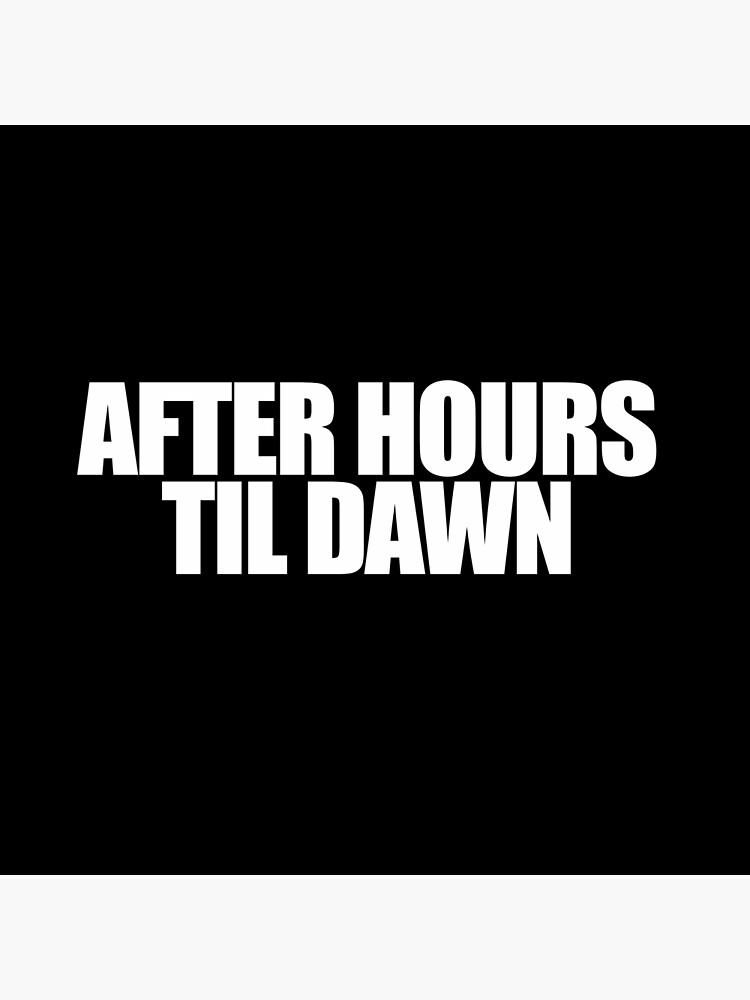 The Weeknd After Hours Until Dawn Throw Pillow - Image 2