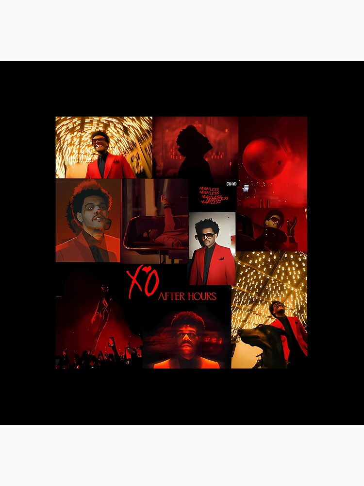 Tour Musician The Weeknd Album Throw Pillow - Image 2