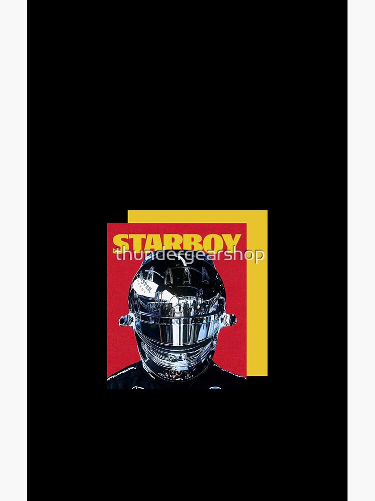 Lewis Hamilton Starboy Helmet Shower Curtain - Image 2