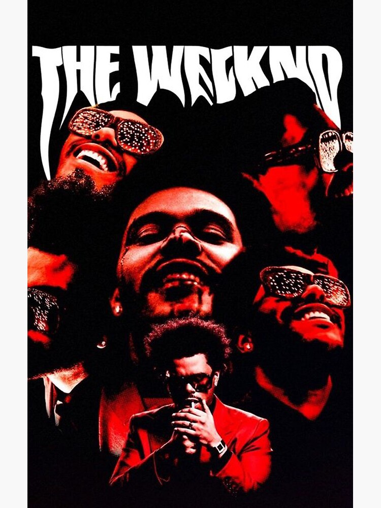 The Weeknd Collage Shower Curtain - Image 2