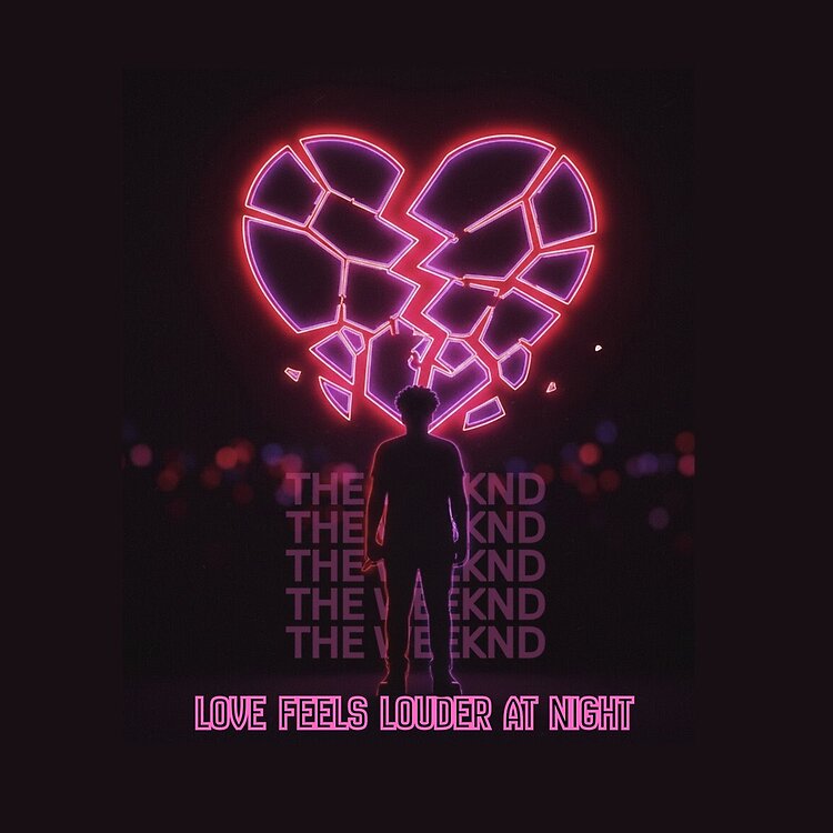 Neon Heartbreak Night The Weeknd Tote Bag - Image 2