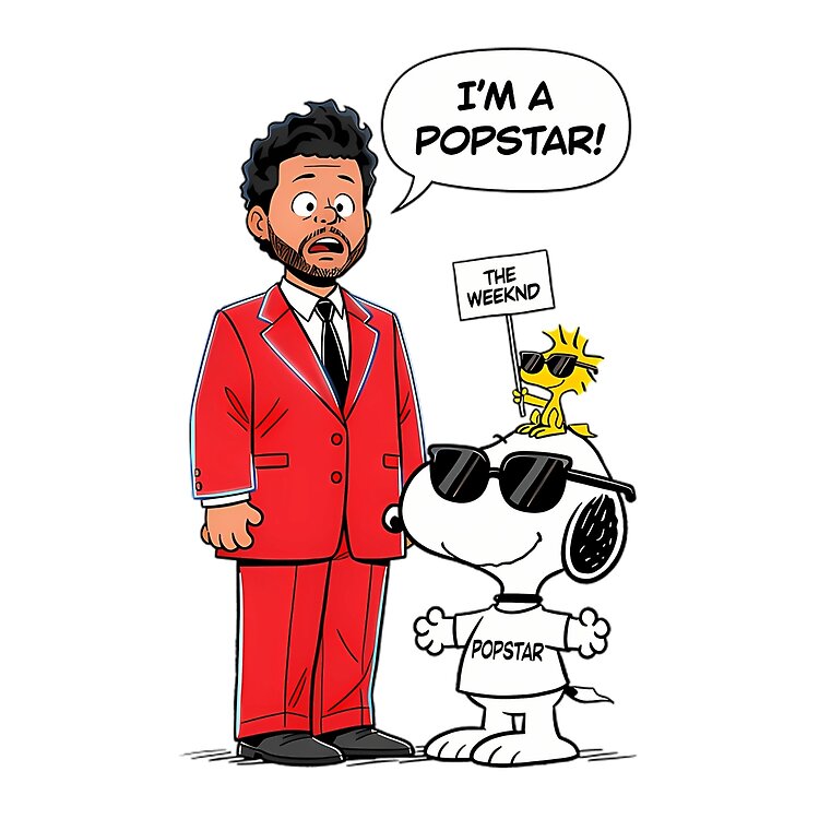 The Weeknd X Snoopy Im Popstar Tote Bag - Image 2