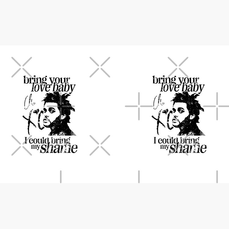 The Weeknd Wicked Games Lyric Design Trilogy Black Graphic Mug - Image 2