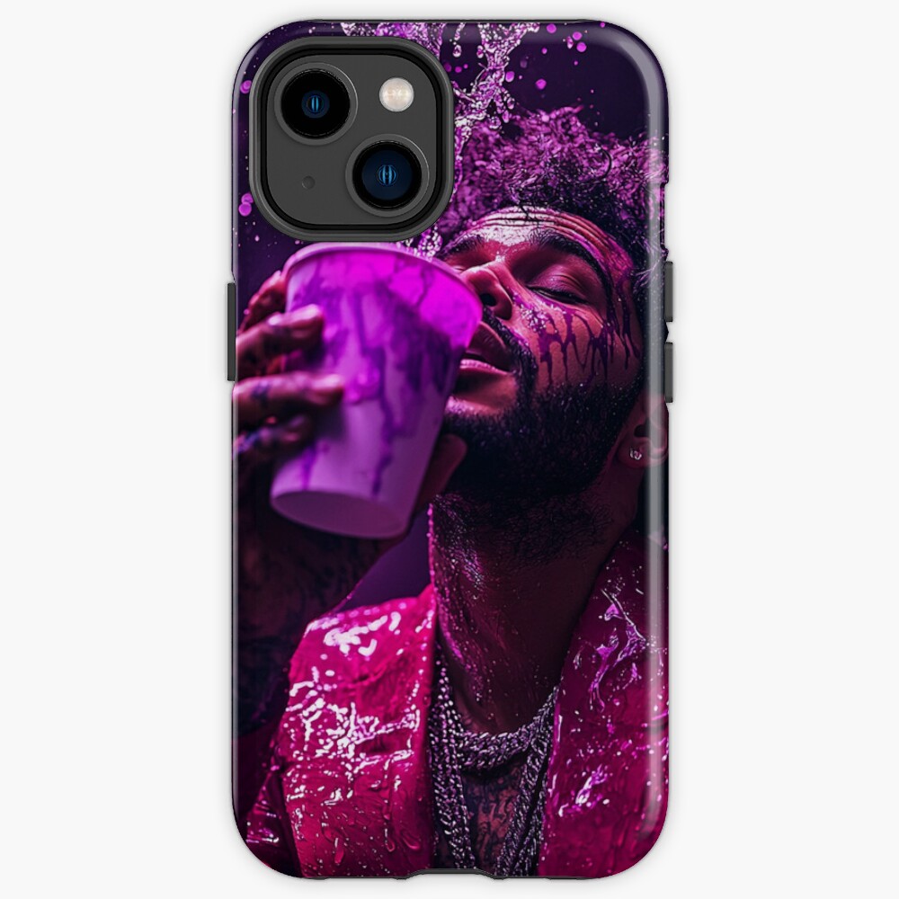 The Weeknd Purple Drink Pop Culture Art Iphone Case