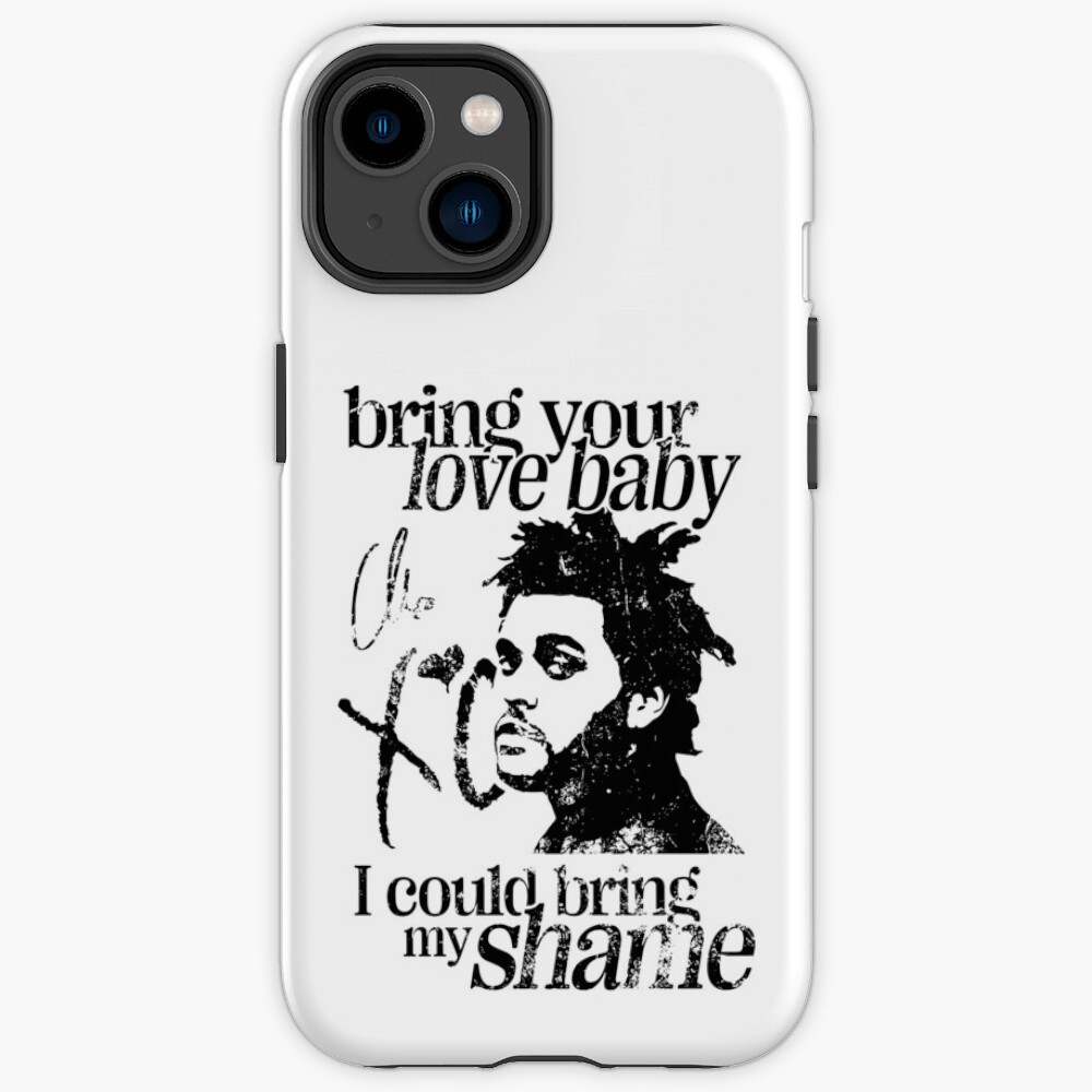 The Weeknd Trilogy Black Graphic Iphone Case