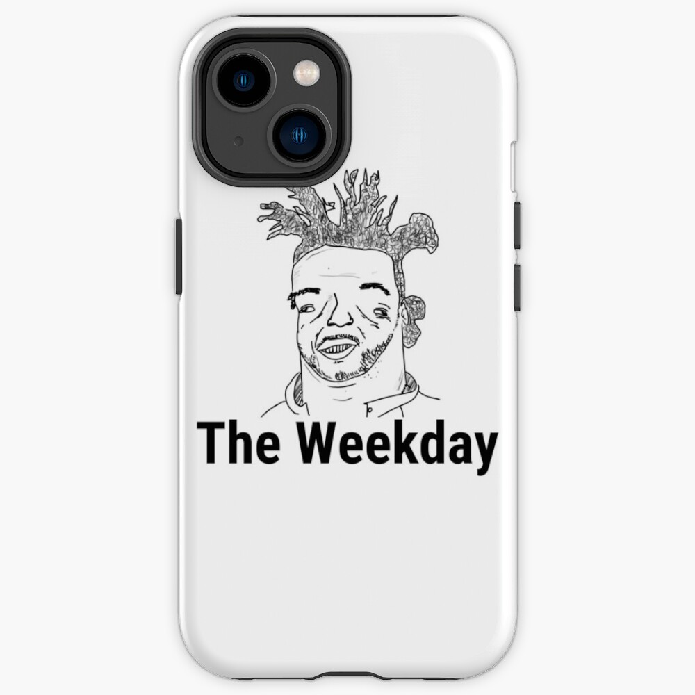 The Weeknd Funny Drawing The Weekday Iphone Case