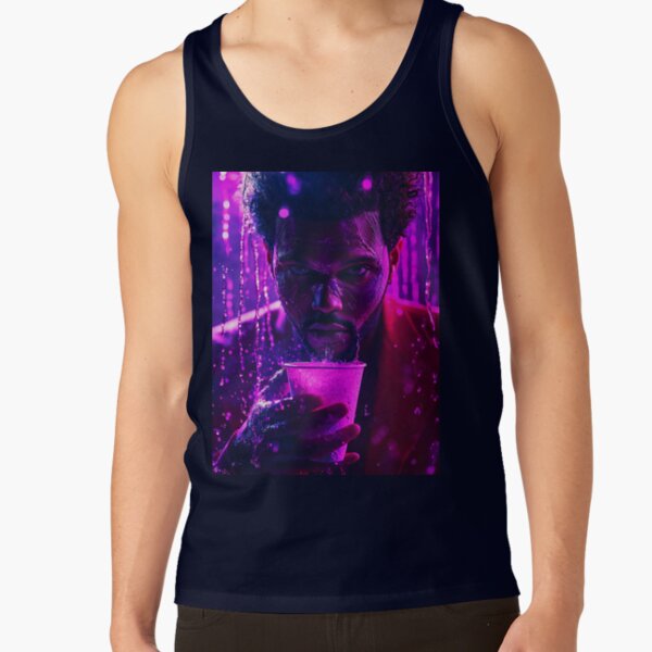 The Weeknd Purple Drink Cinematic Art Tank Top - Image 5