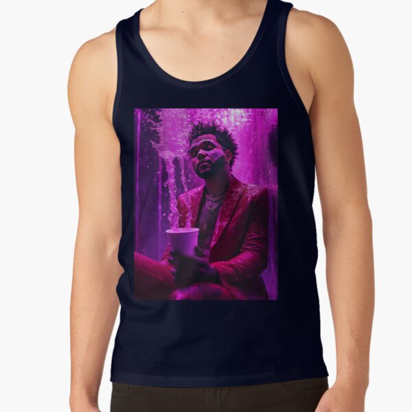 The Weeknd Purple Chemical Tank Top - Image 5