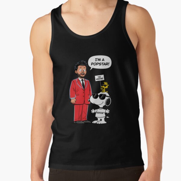 The Weeknd X Snoopy Im Popstar Tank Top