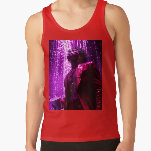 The Weeknd Purple Splash Pop Art Tank Top - Image 4