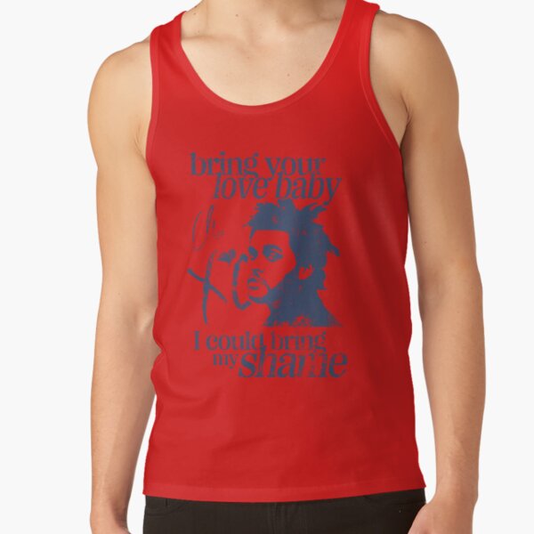 The Weeknd Wicked Design Trilogy Blue Tank Top - Image 4