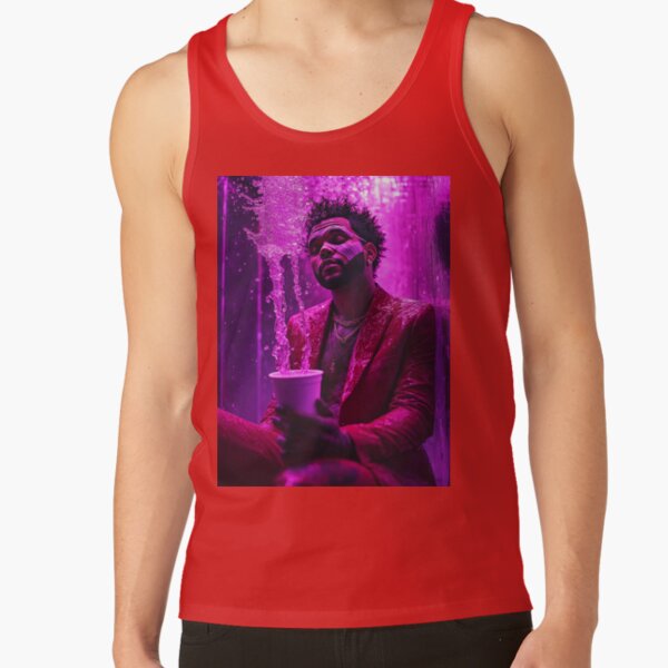 The Weeknd Purple Chemical Tank Top - Image 4