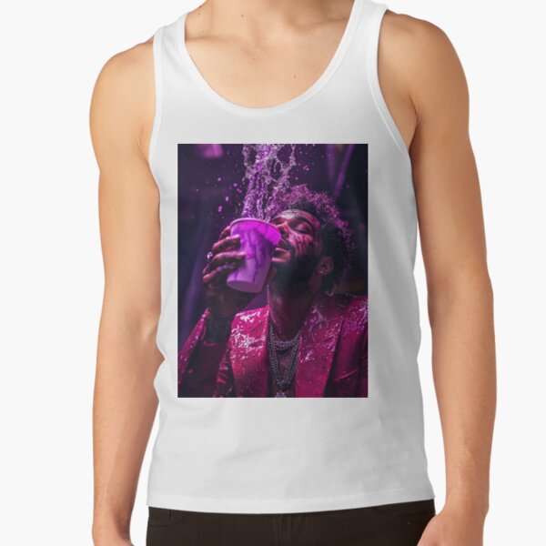 The Weeknd Purple Drink Pop Culture Art Tank Top