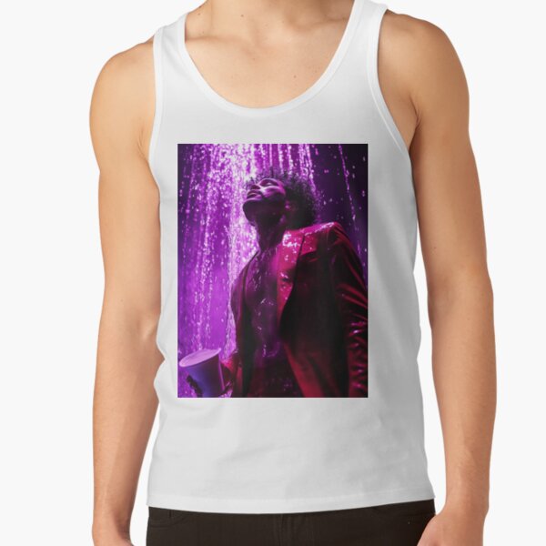 The Weeknd Purple Splash Pop Art Tank Top