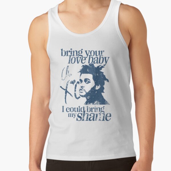 The Weeknd Wicked Design Trilogy Blue Tank Top