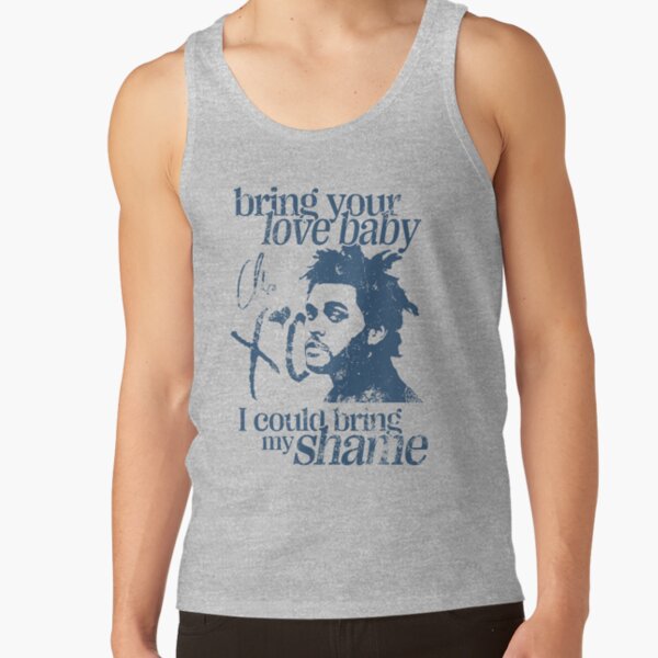 The Weeknd Wicked Design Trilogy Blue Tank Top - Image 3