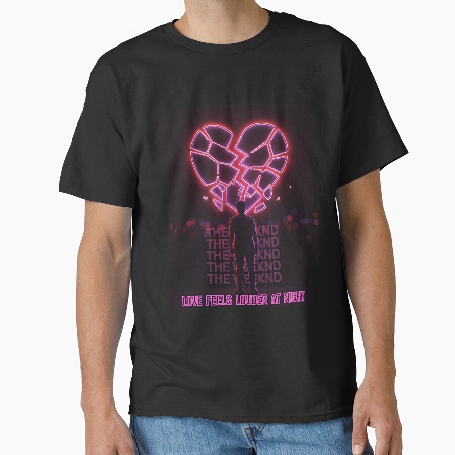 Neon Heartbreak Night The Weeknd T-shirt - Image 2