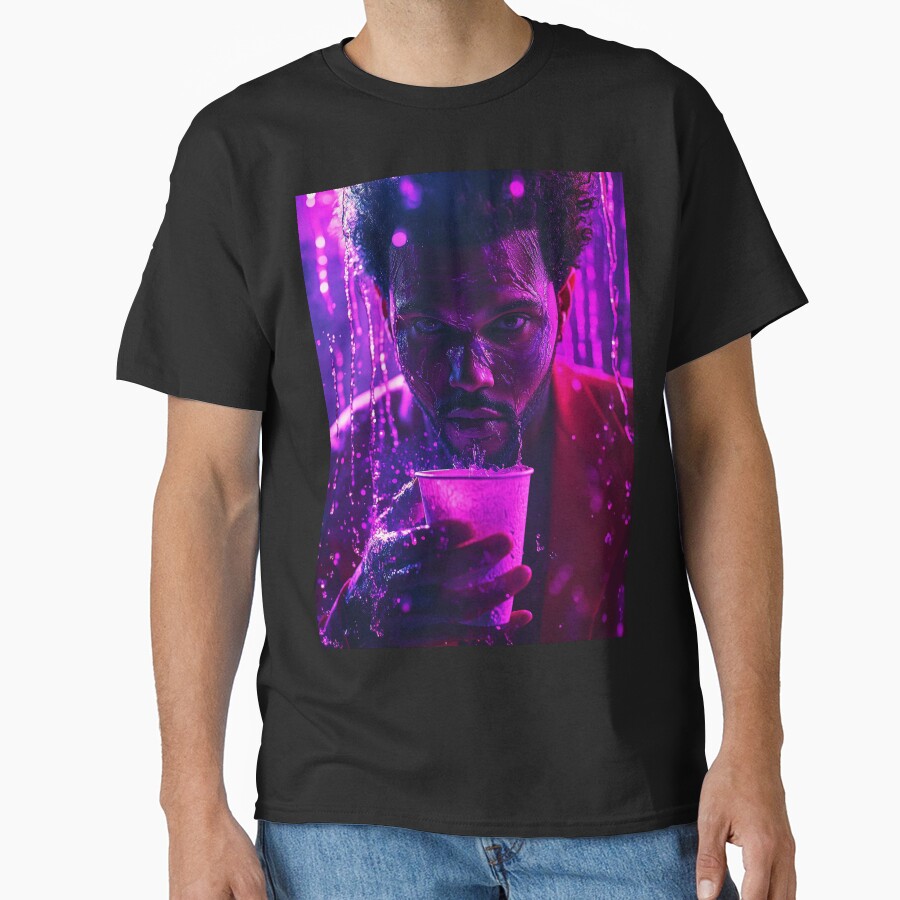 The Weeknd Purple Drink Cinematic Art T-shirt - Image 3