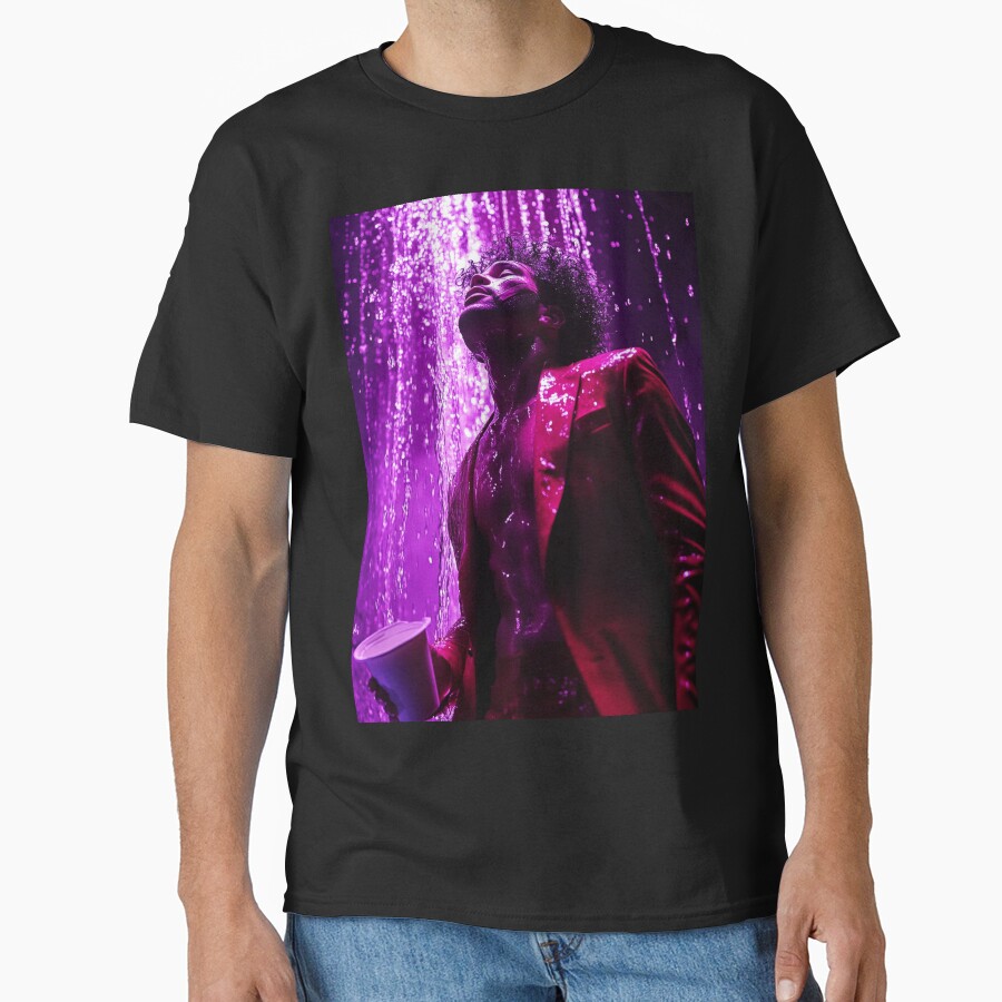 The Weeknd Purple Splash Pop Art T-shirt - Image 2