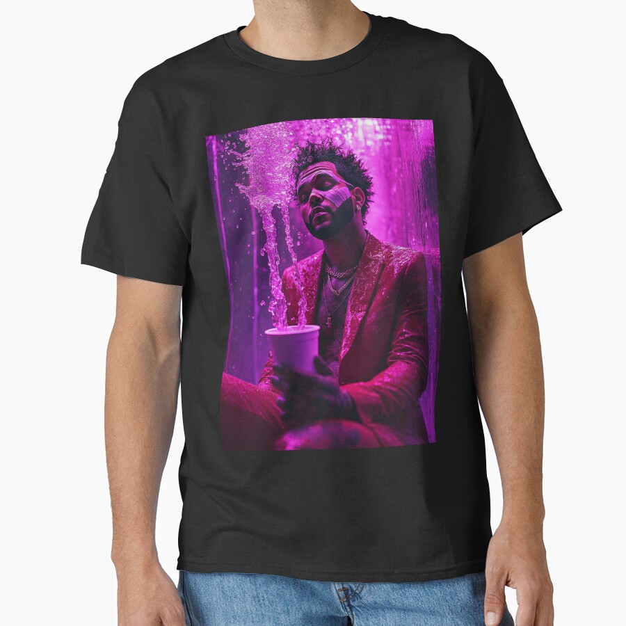 The Weeknd Purple Chemical T-shirt