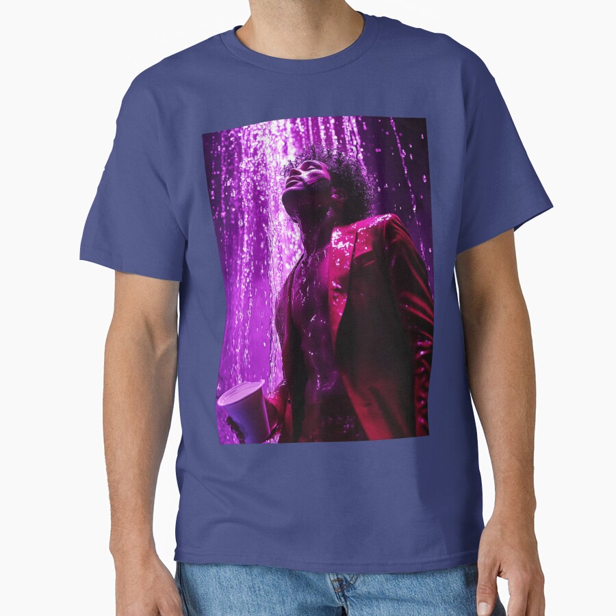 The Weeknd Purple Splash Pop Art T-shirt - Image 4