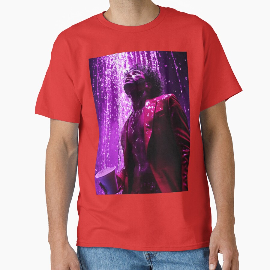 The Weeknd Purple Splash Pop Art T-shirt - Image 5