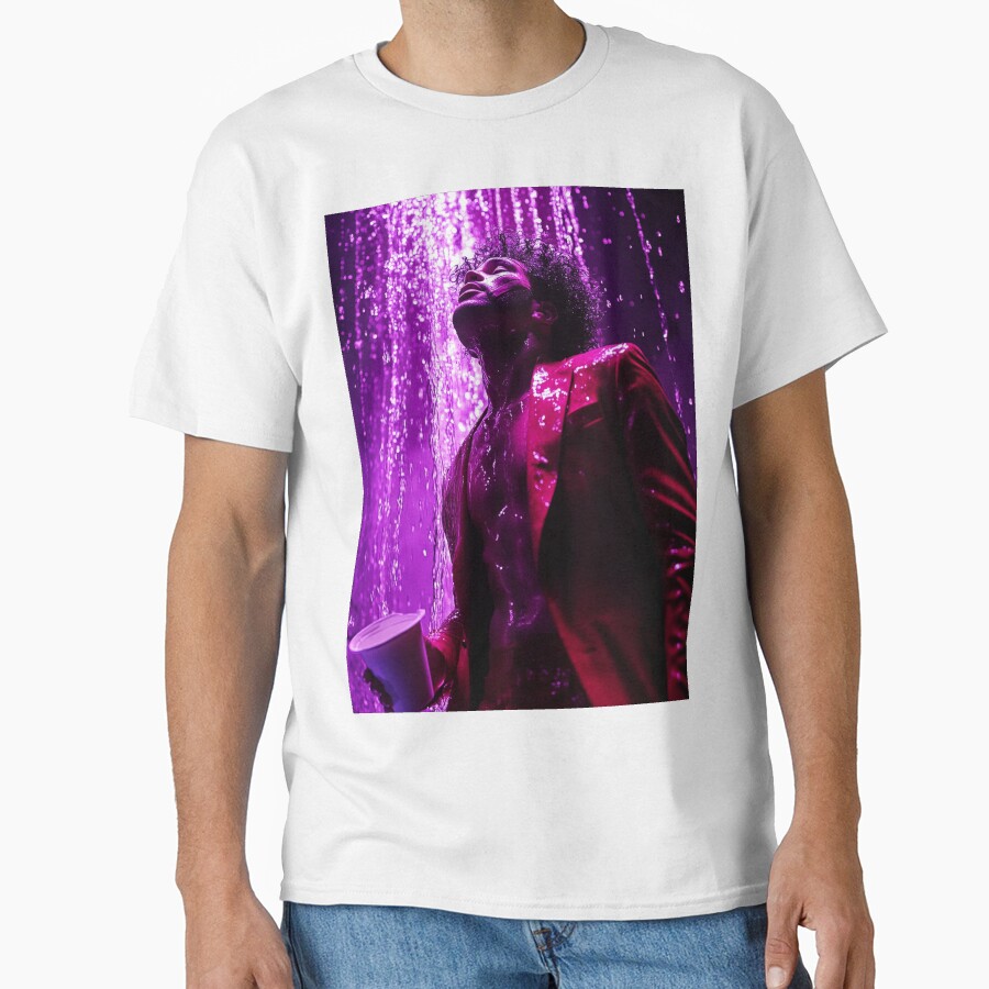 The Weeknd Purple Splash Pop Art T-shirt