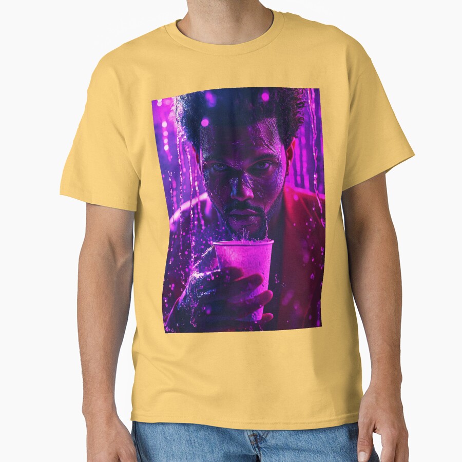 The Weeknd Purple Drink Cinematic Art T-shirt - Image 6
