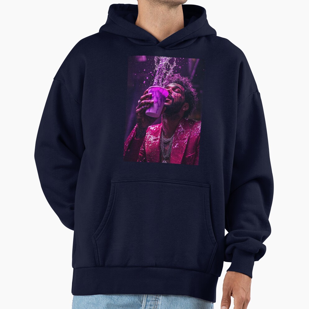 The Weeknd Purple Drink Pop Culture Art Hoodie - Image 5