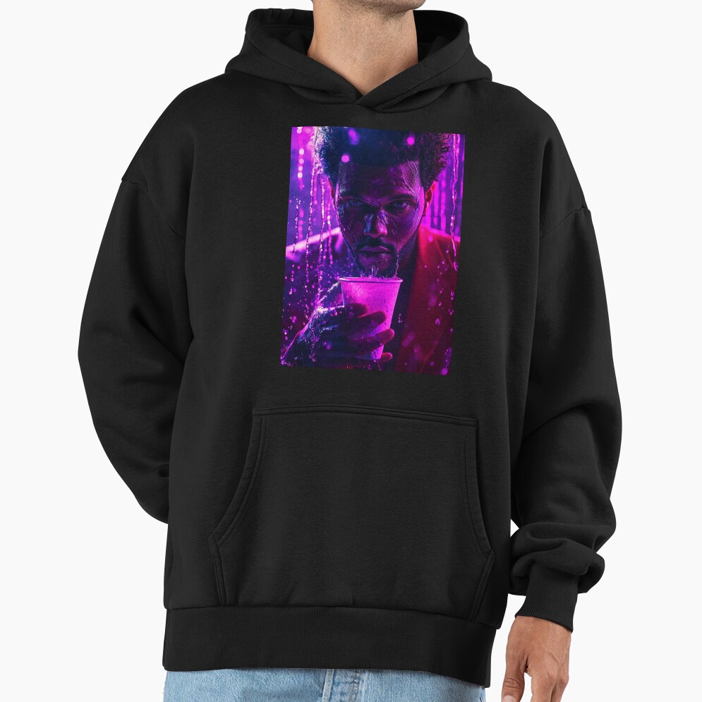 The Weeknd Purple Drink Cinematic Art Hoodie - Image 3