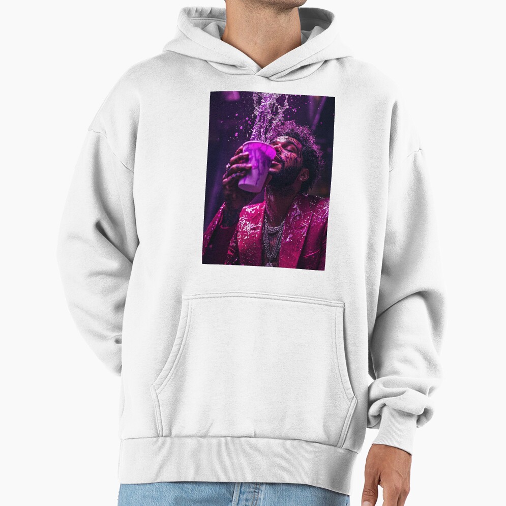 The Weeknd Purple Drink Pop Culture Art Hoodie