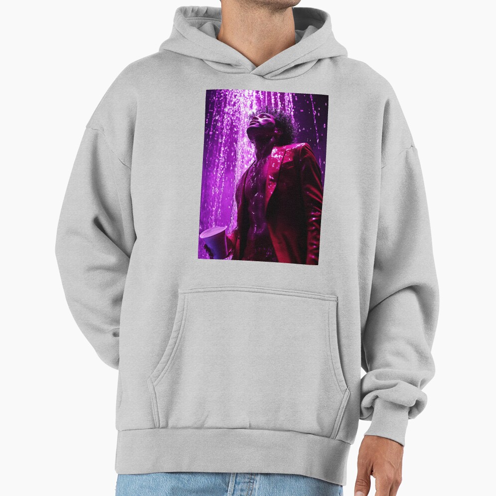 The Weeknd Purple Splash Pop Art Hoodie - Image 4