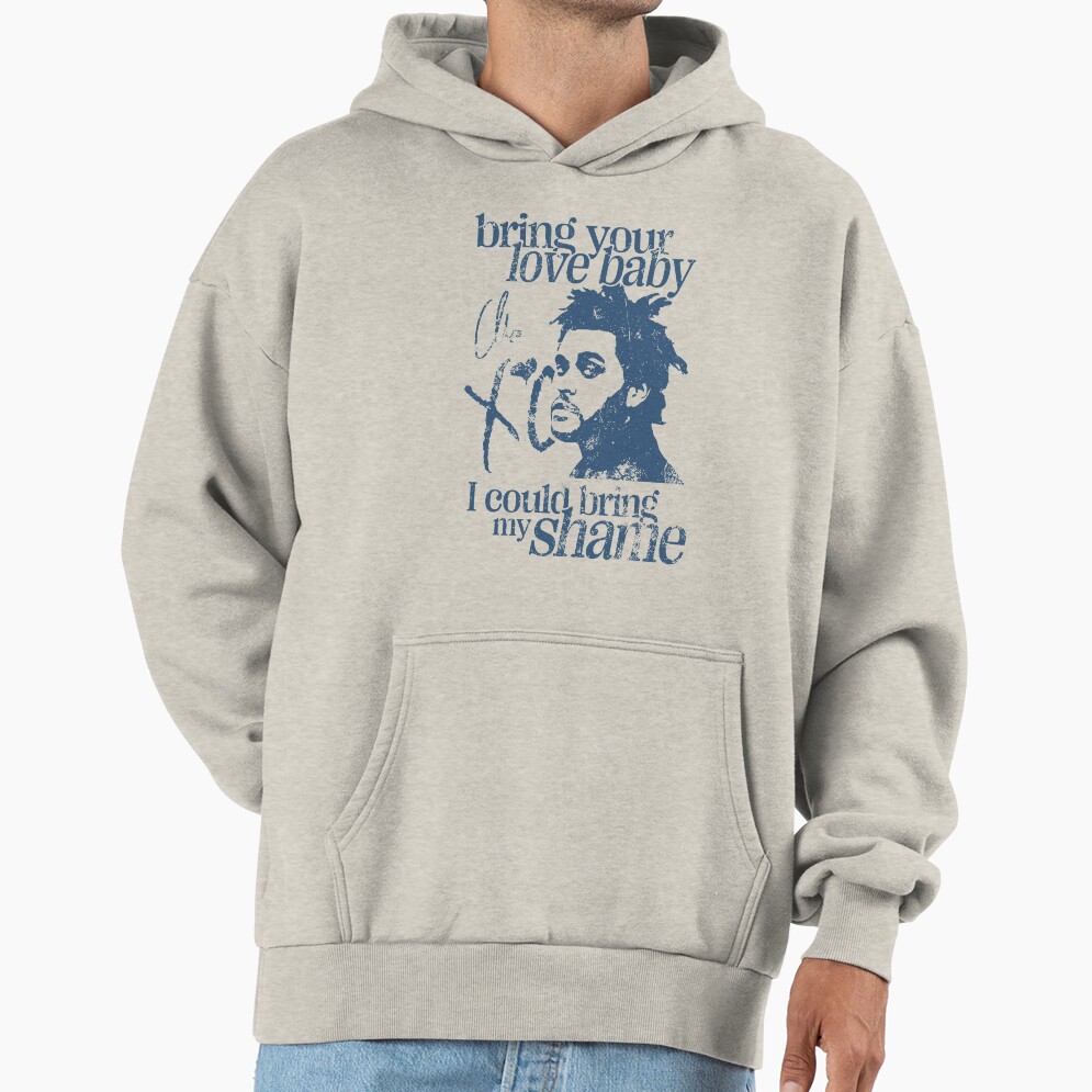 The Weeknd Wicked Design Trilogy Blue Hoodie - Image 3