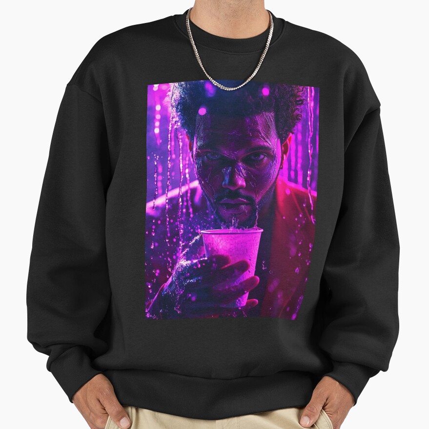 The Weeknd Purple Drink Cinematic Art Sweatshirt - Image 3