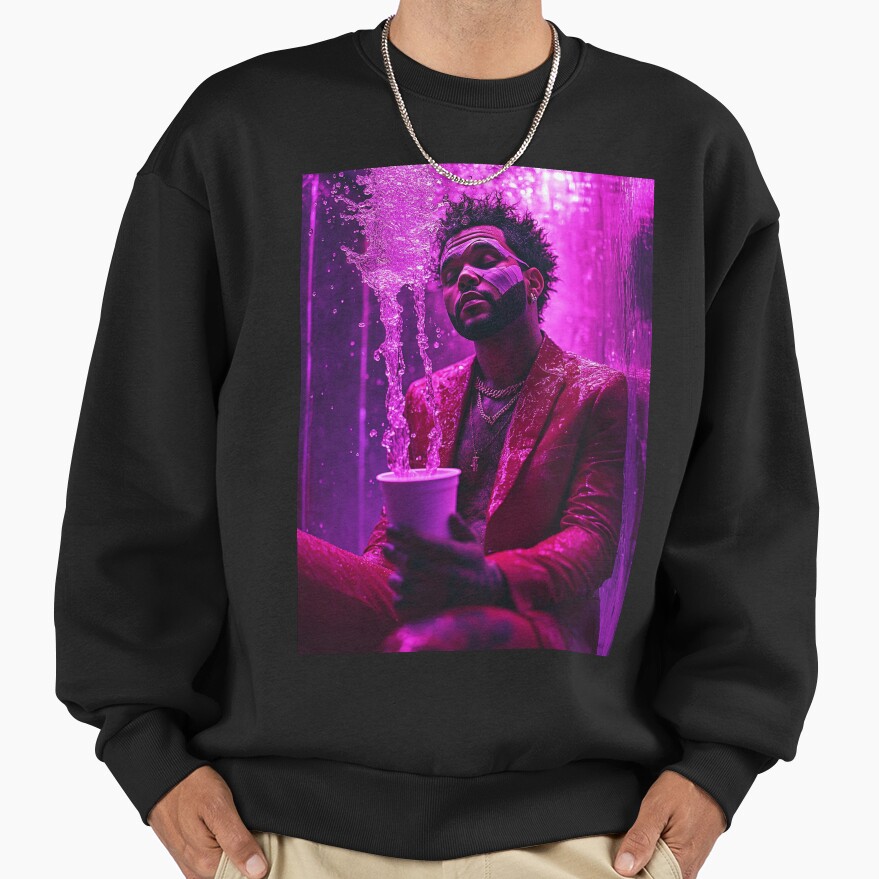 The Weeknd Purple Chemical Sweatshirt - Image 2