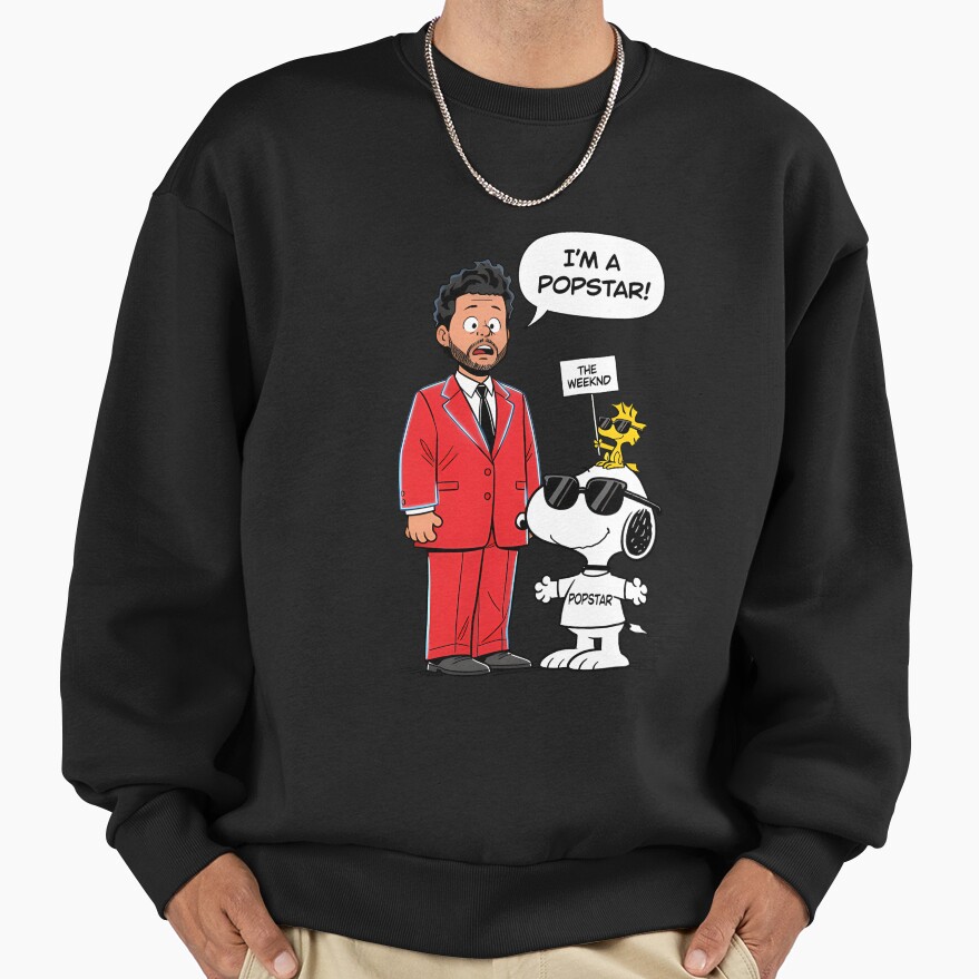 The Weeknd X Snoopy Im Popstar Sweatshirt