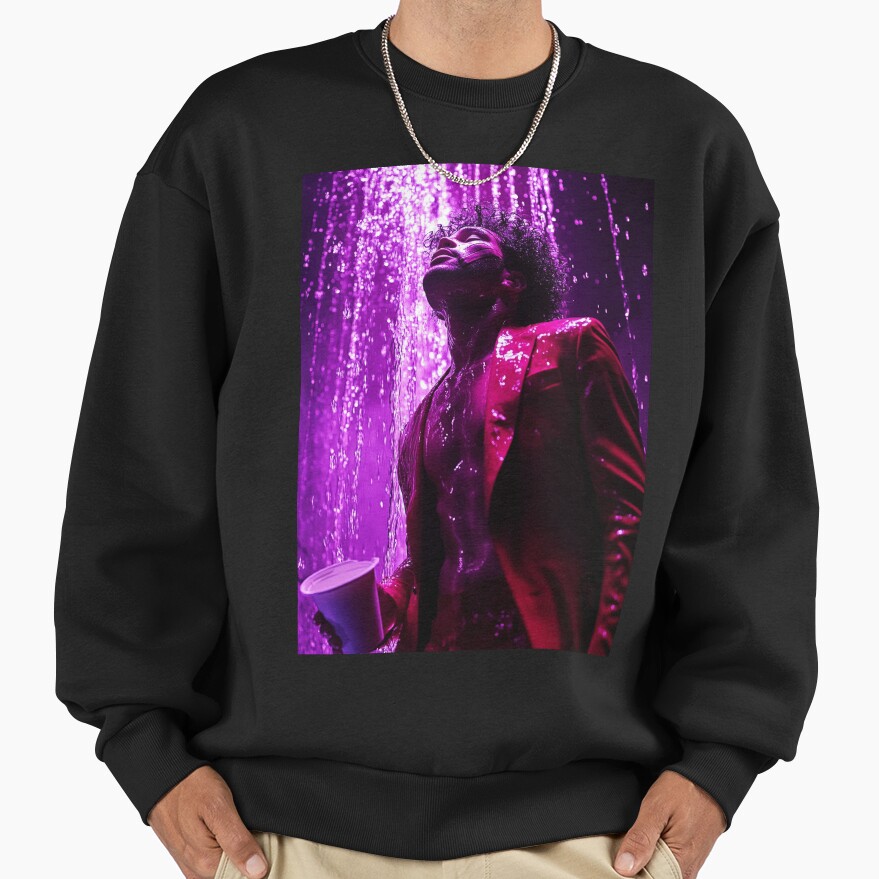 The Weeknd Purple Splash Pop Art Sweatshirt - Image 2