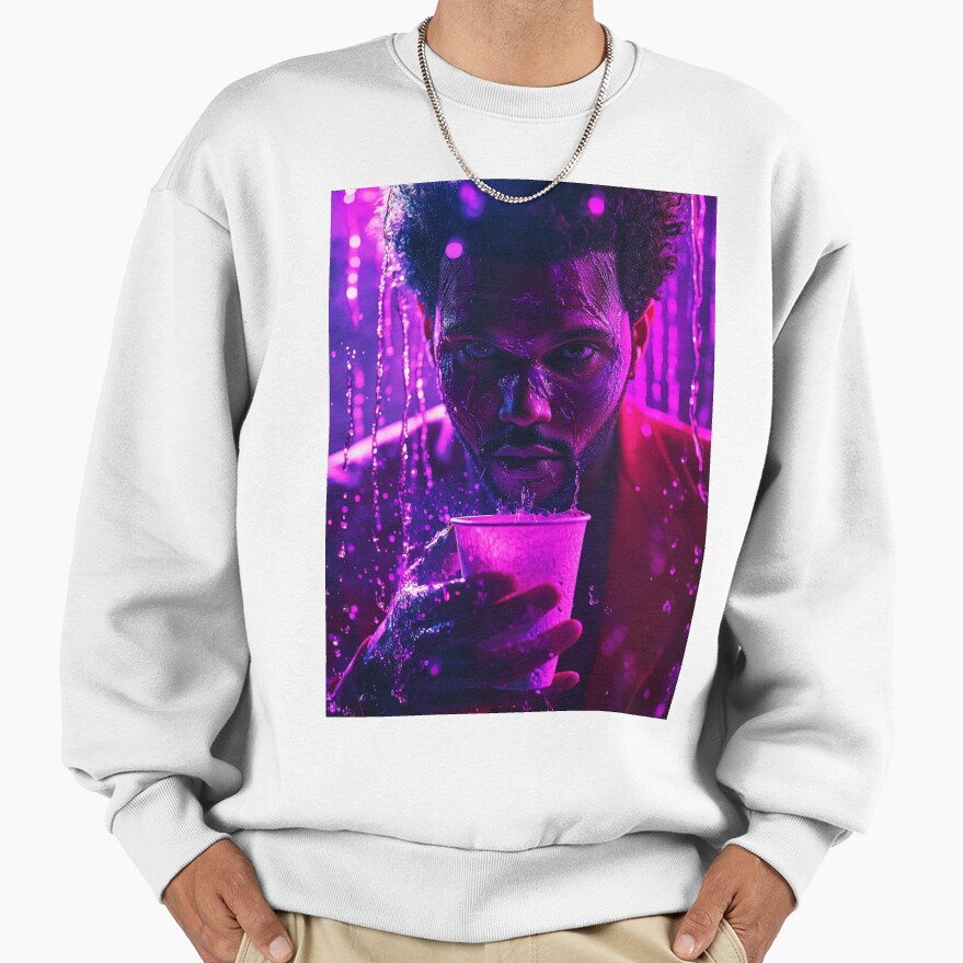 The Weeknd Purple Drink Cinematic Art Sweatshirt - Image 2