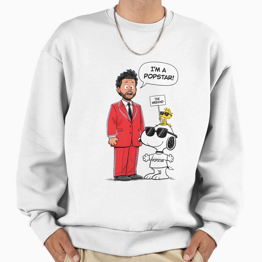 The Weeknd X Snoopy Im Popstar Sweatshirt - Image 2