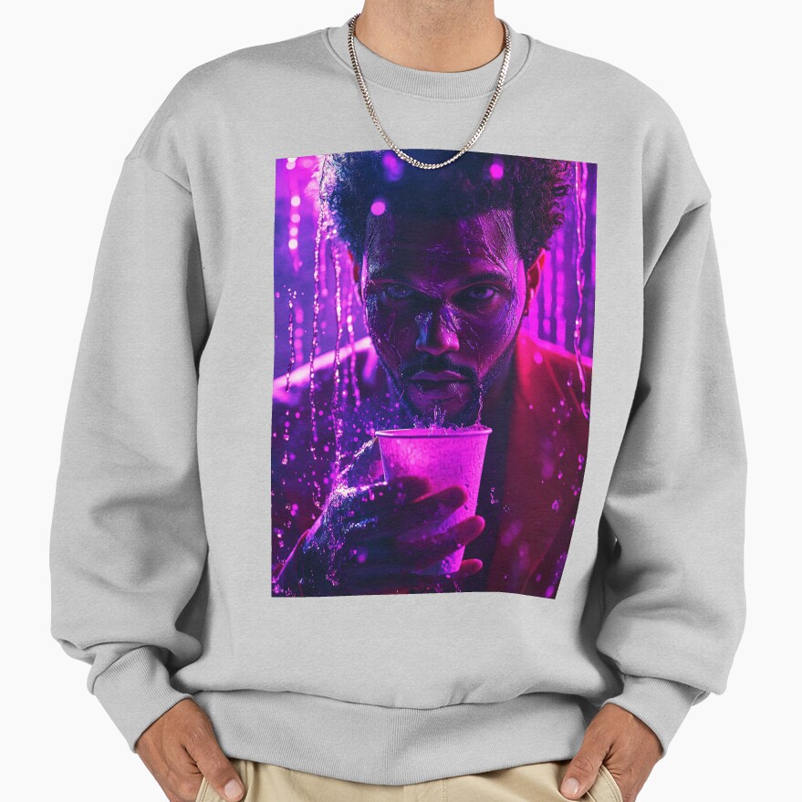 The Weeknd Purple Drink Cinematic Art Sweatshirt - Image 4