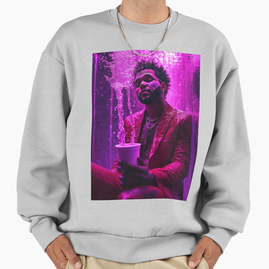 The Weeknd Purple Chemical Sweatshirt - Image 4
