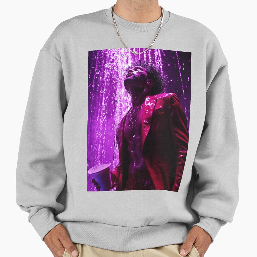 The Weeknd Purple Splash Pop Art Sweatshirt - Image 4