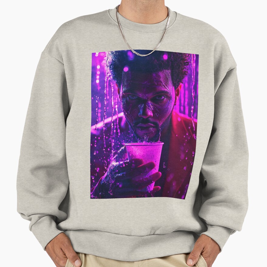 The Weeknd Purple Drink Cinematic Art Sweatshirt