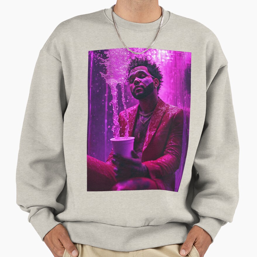 The Weeknd Purple Chemical Sweatshirt - Image 3