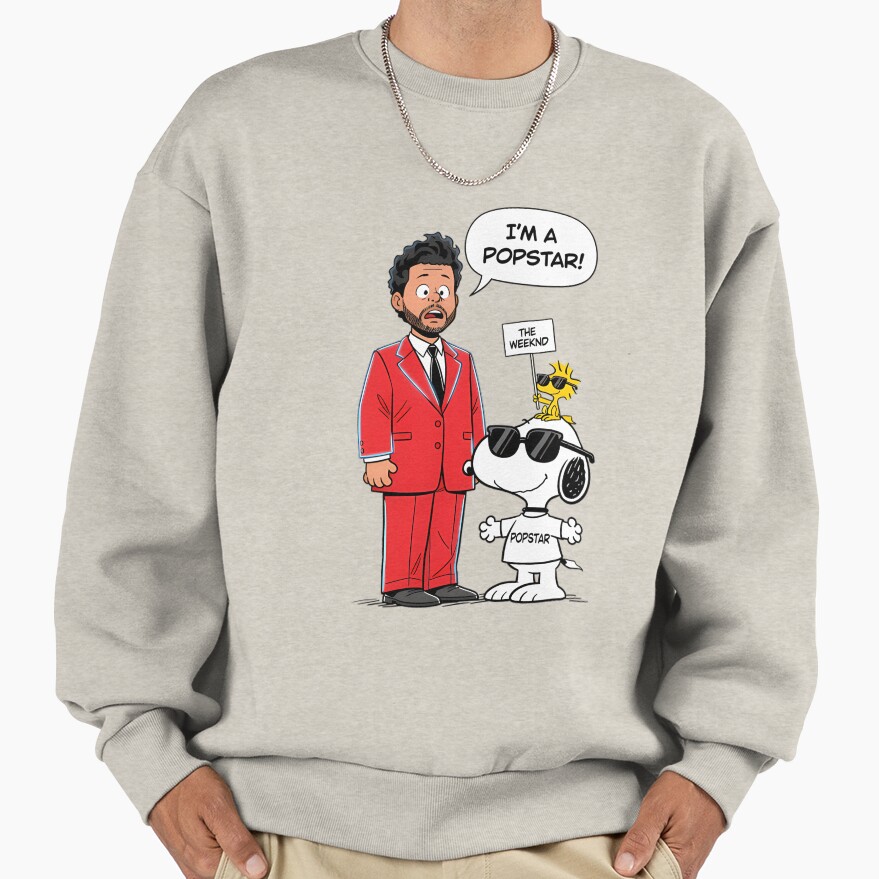 The Weeknd X Snoopy Im Popstar Sweatshirt - Image 3