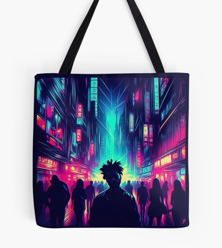Blinding Lights The Weeknd Tote Bag