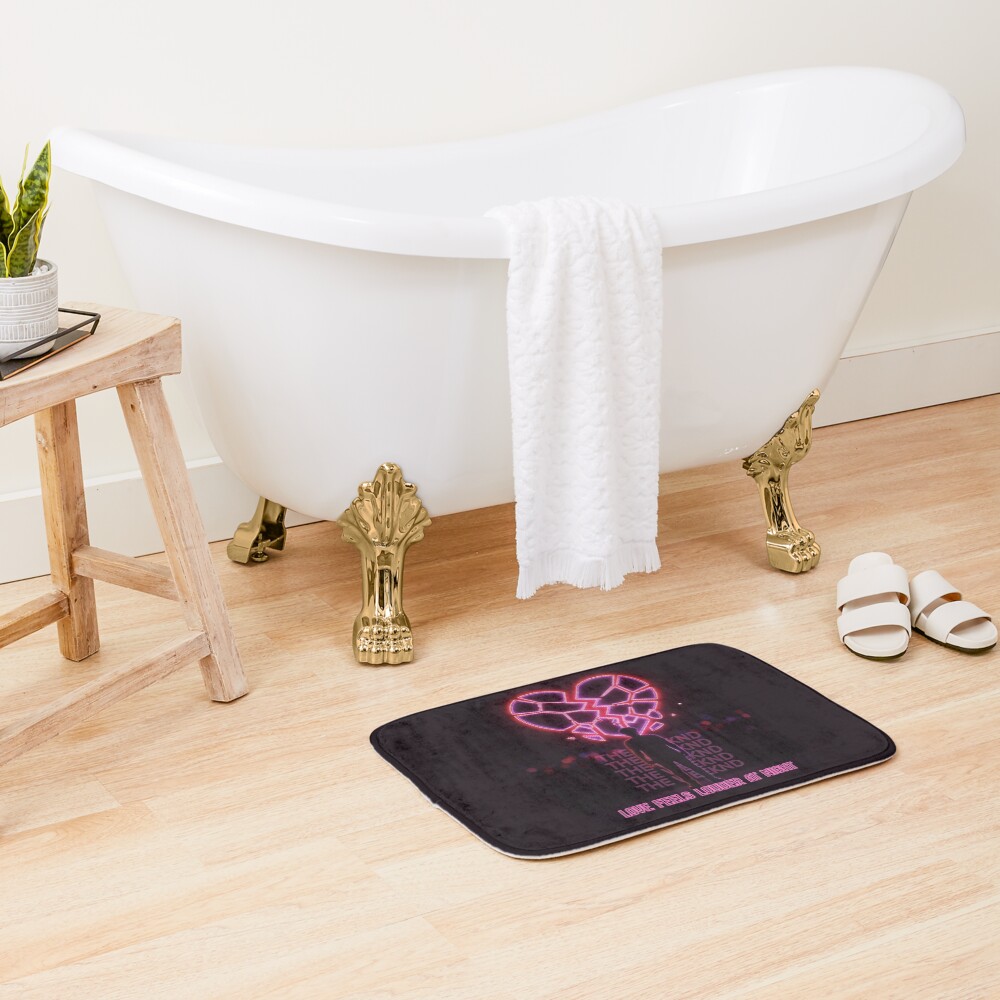 Neon Heartbreak Night The Weeknd Bath Mat - Image 2