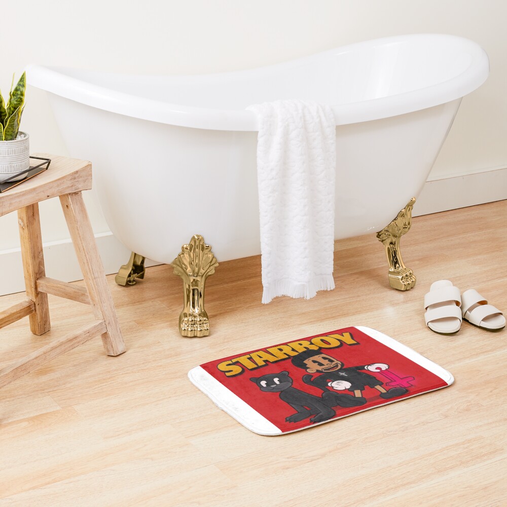 Starboy The Weeknd Bath Mat - Image 2
